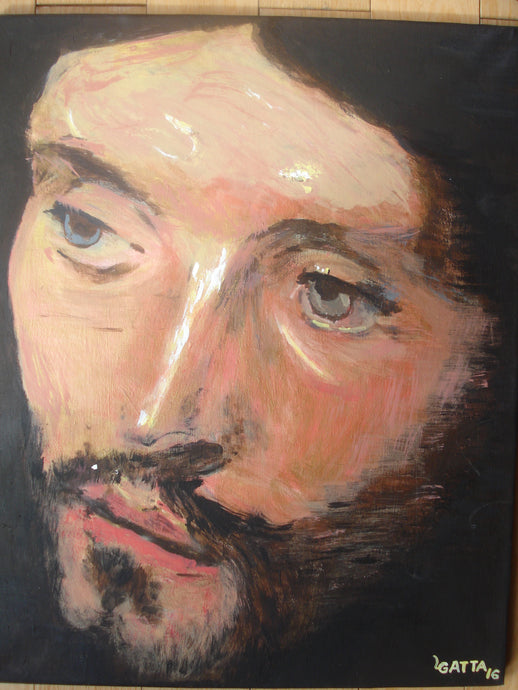 Head of Christ 16 X 20 Acrylic- High Quality Canvas Print